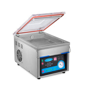 Machine à emballer sous vide Maxima avec joint 26 cm, chambre W28 x D38,5 x H9 cm, pour une conservation optimale des aliments.