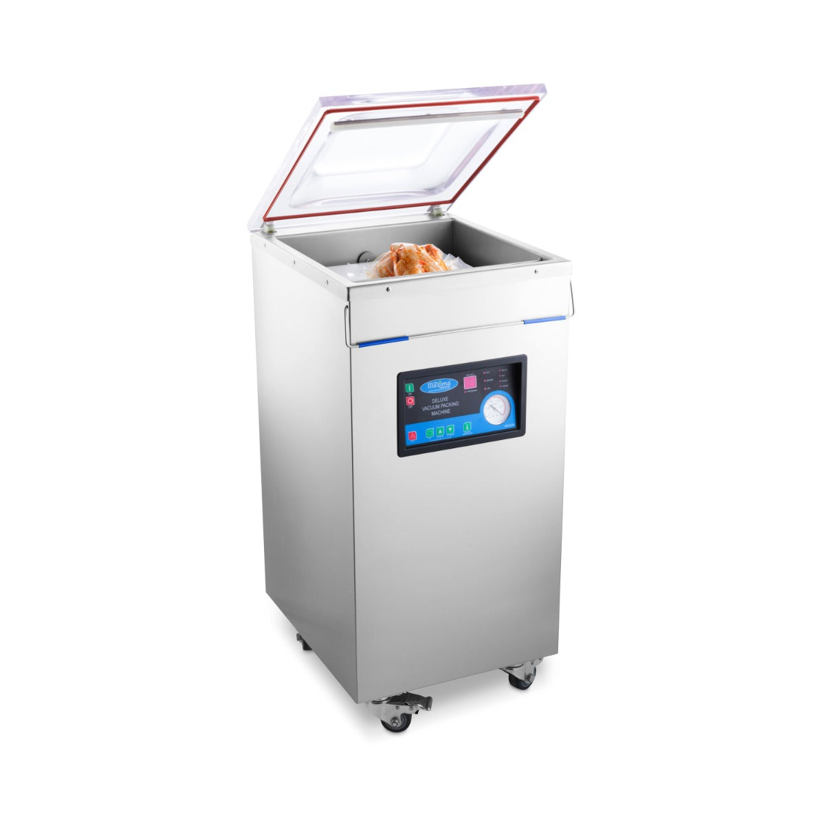 Machine à emballer sous vide Maxima avec joint 40 cm, chambre compacte W42 x D44 x H20 cm, pour une conservation optimale