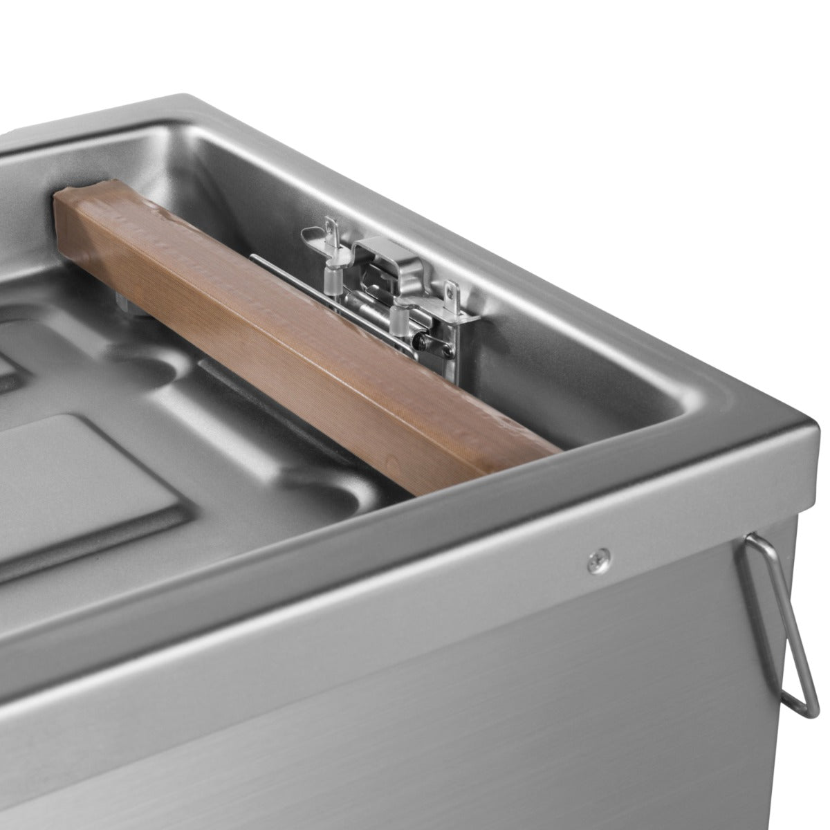 Machine à emballer sous vide Maxima avec joint de 29 cm, chambre L35 x P30 x H11 cm, pour emballage alimentaire.