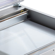 Machine à emballer sous vide Maxima avec joint de 70 cm, chambre de 72x61x21,5 cm pour emballages sous vide efficaces.