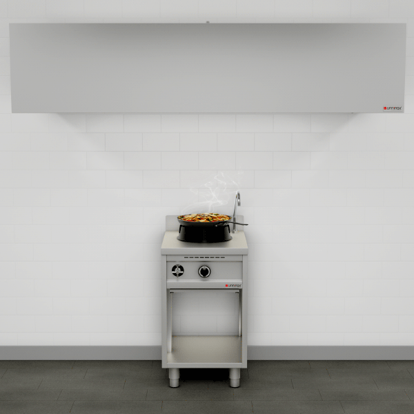 Wokstove | gaz wok stove - 15 kW - 1 cooking zone - Unninox - image 7