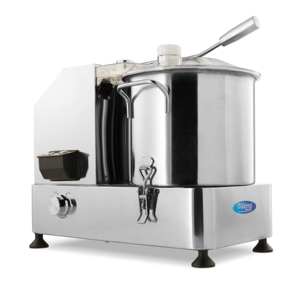 Robot de cuisine Maxima, robot culinaire 9L avec bol en acier inoxydable et accessoires pour préparation alimentaire.