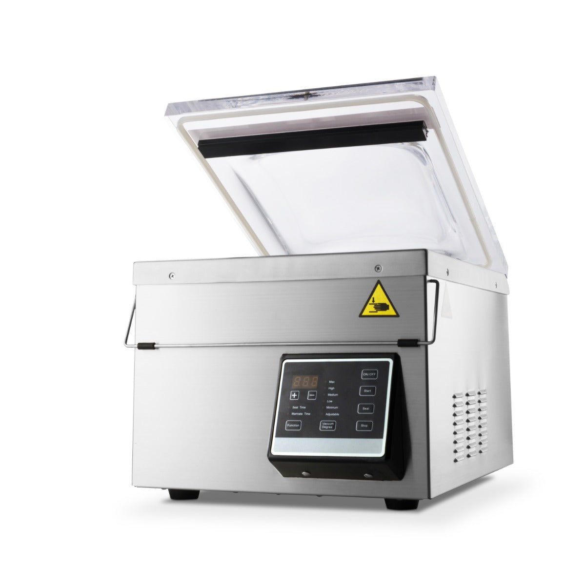 Machine à emballer sous vide Maxima, chambre de 29 cm, dimensions L35 x P30 x H11 cm, pour une conservation optimale des aliments.
