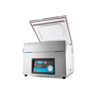 Machine à emballer sous vide Maxima avec joint de 44 cm, chambre de 22x46x46 cm pour une conservation optimale.