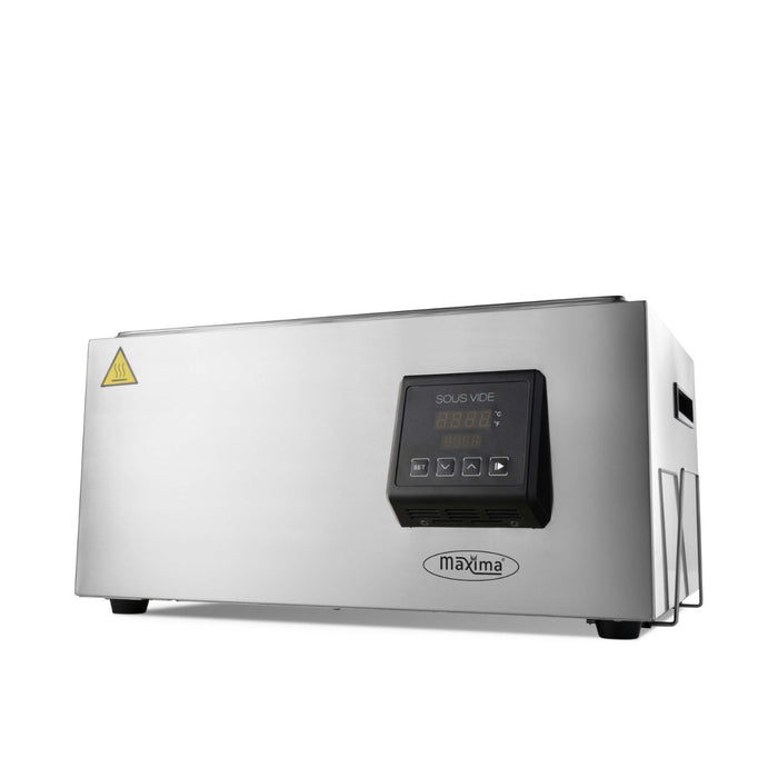 Cuiseur sous vide Maxima de 28 L, appareil de cuisson sous vide avec écran numérique et cuve spacieuse.