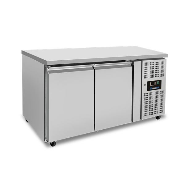 Refrigerated Comptoir – 2 portes – SANS DOSSERET – 1390x700x850mm - Unninox - image 2
