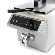 Friteuse - 8 L - 1 panier - induction - avec robinet de vidange