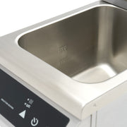 Friteuse - 8 L - 1 panier - induction - avec robinet de vidange