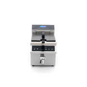 Friteuse - 8 L - 1 panier - induction - avec robinet de vidange