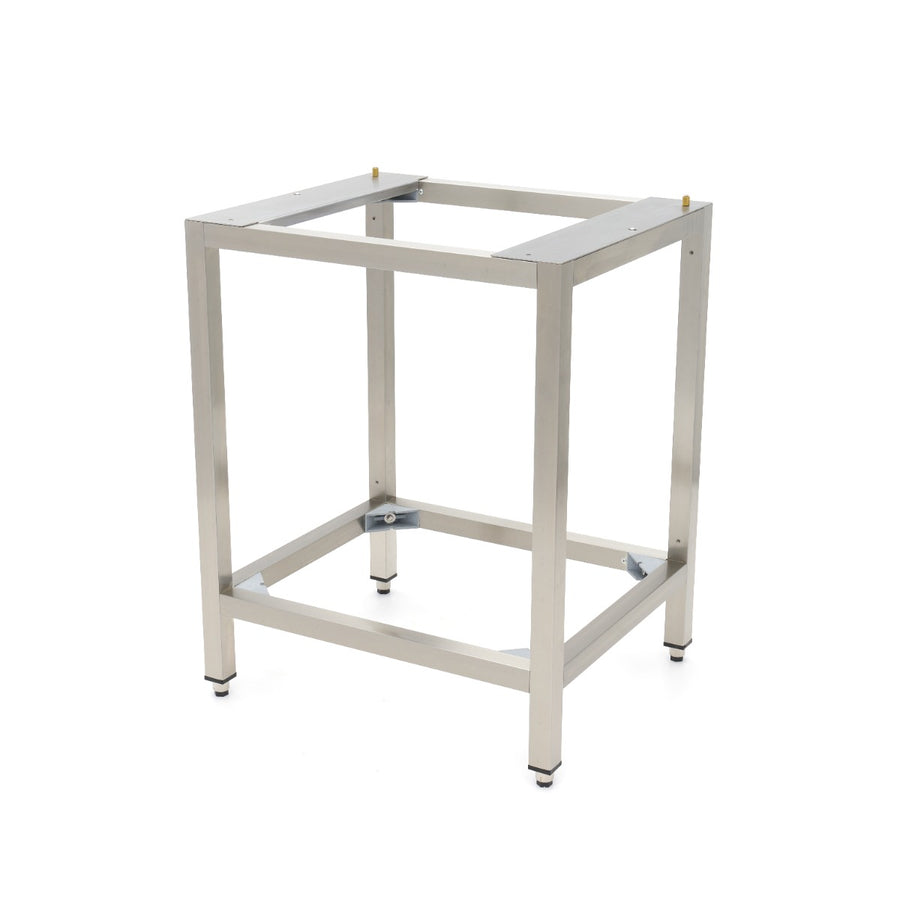 Table pour four à vapeur combiné Maxima, modèle 4/5x 1/1 GN, en acier inoxydable, avec compartiments pour cuisson vapeur.