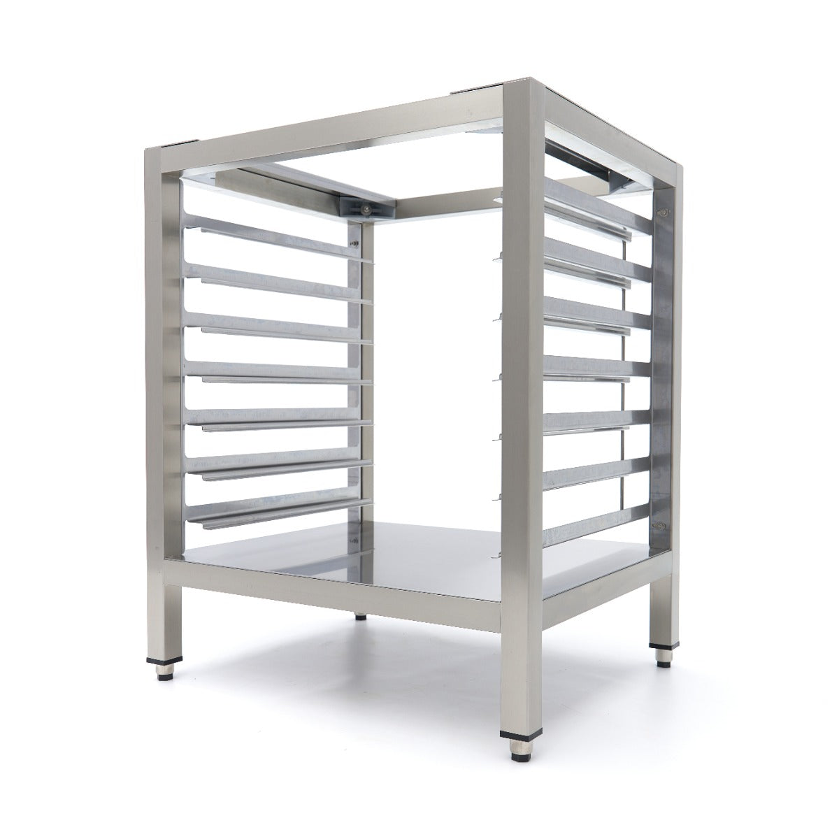 Table pour four à vapeur combiné Maxima avec étagère, guides d'étagères, 7x 1/1 GN, pour cuisson vapeur professionnelle.