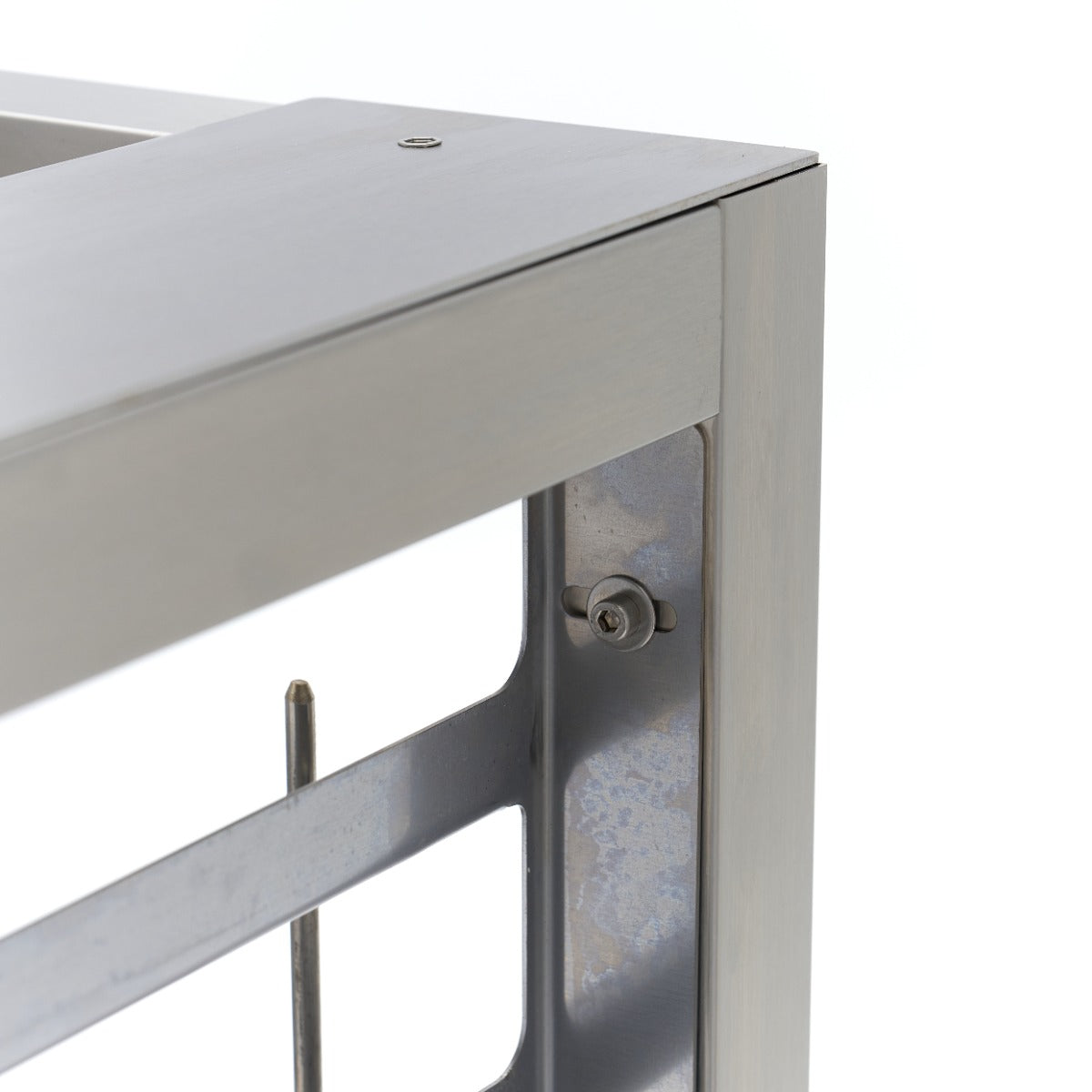 Table pour four à vapeur combiné Maxima avec étagère, capacité 4/6/10x 1/1 GN, équipement professionnel pour cuisine.