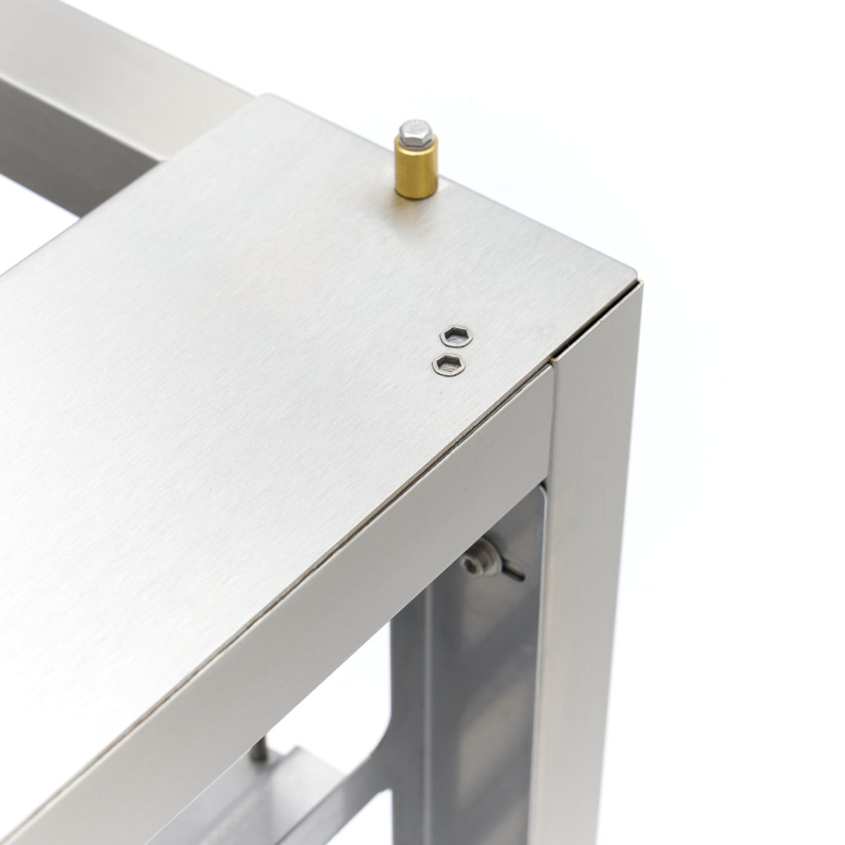 Table pour four à vapeur combiné Maxima, four mixte avec 4 compartiments 2/3 GN, en acier inoxydable.