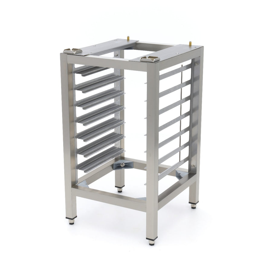 Table pour four à vapeur combiné Maxima avec guides d'étagères, capacité 7x 2/3 GN, pour combisteamer.