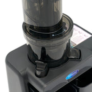 Extracteur de jus Maxima professionnel à presse-agrumes lent avec récipient de 0,8L pour jus frais et naturel.