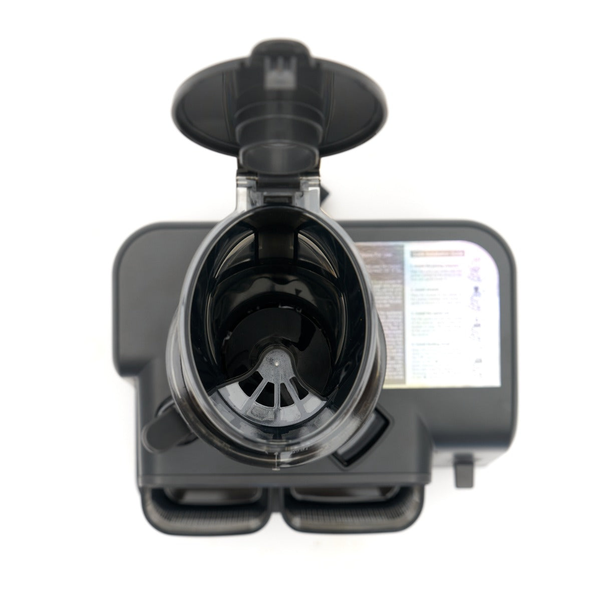 Extracteur de jus professionnel Maxima, presse-agrumes lent avec récipient à jus de 0,8L, en acier inoxydable.