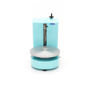 Machine à décorer les gâteaux Maxima, diamètre 36,4 cm, en plastique bleu pour décorer des gâteaux avec précision.