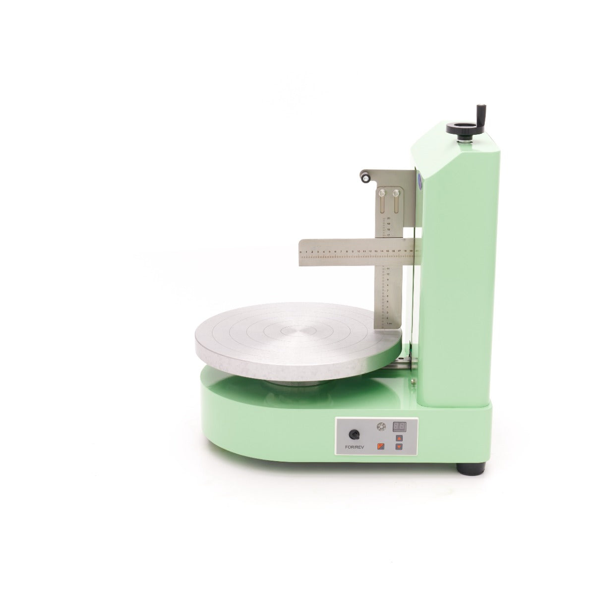 Machine à décorer les gâteaux Maxima, rouleau vert de 36,4 cm pour décorer avec précision et créativité.