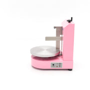 Machine à décorer les gâteaux Maxima, diamètre 36,4 cm, en rose, avec outils de décoration pour pâtisserie.
