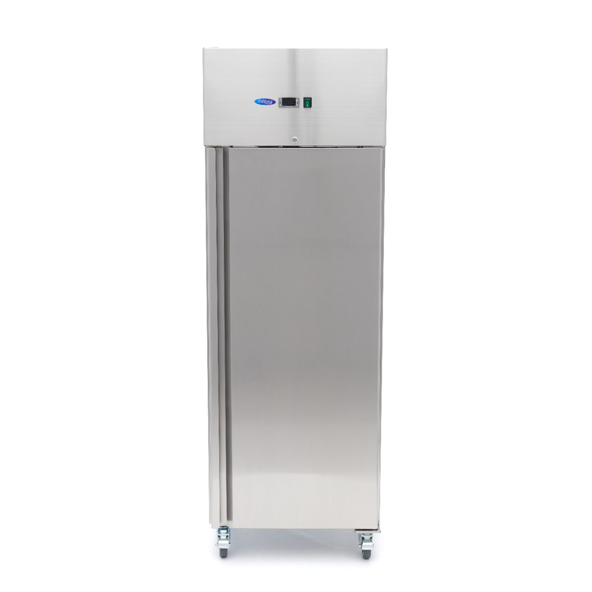 Réfrigérateur - 400 L - 3 étagères réglables (1/1 GN) - acier inoxydable - sur roulettes