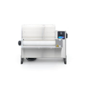 Laminoir Maxima pour pâte de 30 cm, rouleau unique en acier, utilisé pour étaler la pâte finement.