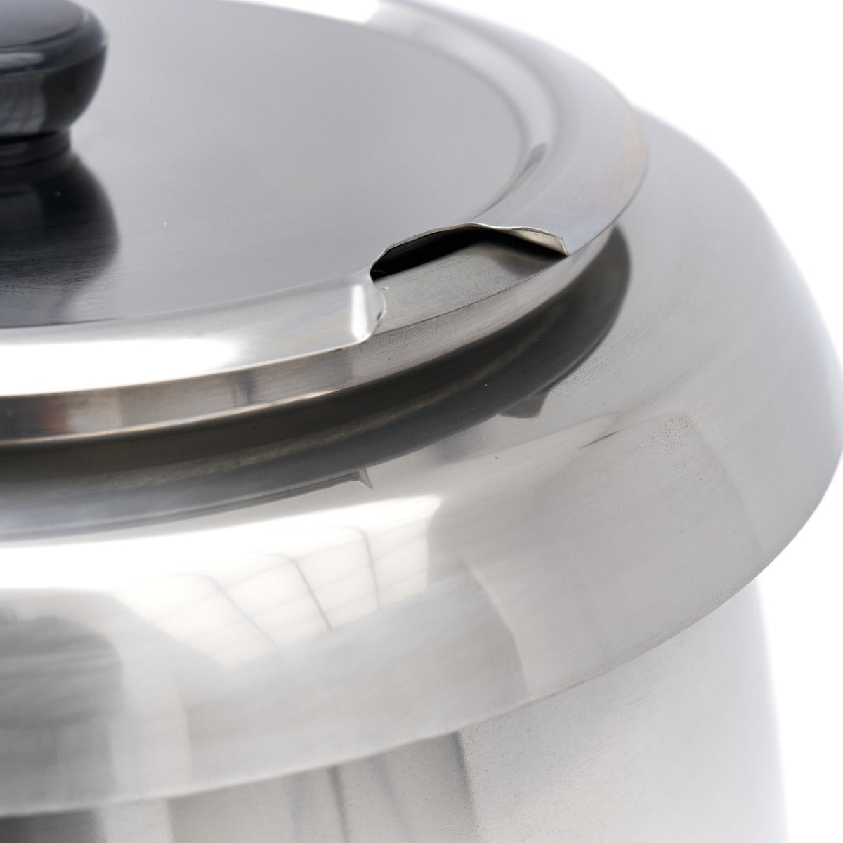 Marmite à soupe – 10 L – pot intérieur amovible – acier inoxydable – avec encoche pour louche