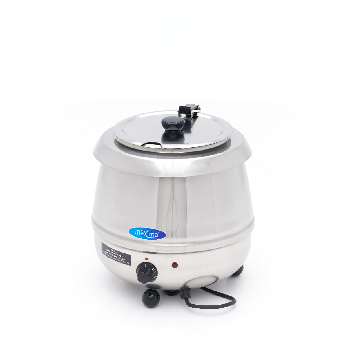 Marmite à soupe – 10 L – pot intérieur amovible – acier inoxydable – avec encoche pour louche