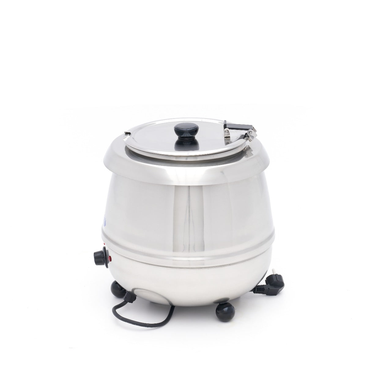 Marmite à soupe – 10 L – pot intérieur amovible – acier inoxydable – avec encoche pour louche