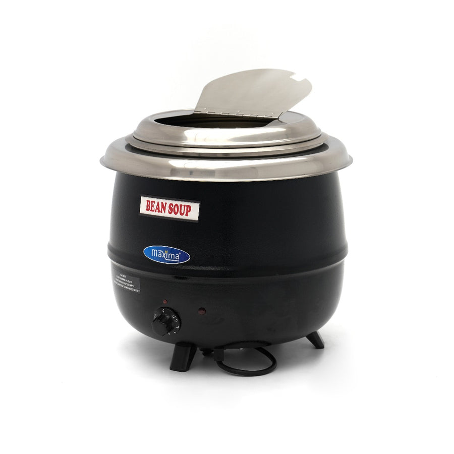 Marmite à soupe – 13 L – Pot intérieur amovible – avec couvercle intégré et encoche pour louche