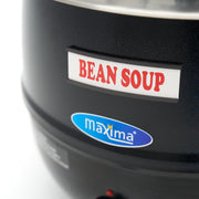 Marmite à soupe – 10 L – pot intérieur amovible – avec encoche pour louche