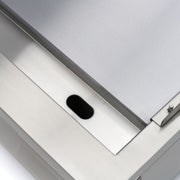 Fourchette de cuisson à induction Maxima 700 avec surface lisse et rainurée, puissance de 5000 W, double zone de cuisson.