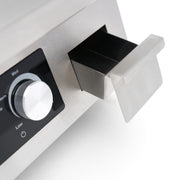 Fourchette de cuisson à induction Maxima 700, plancha lisse de 5 000 W pour cuisson simple et efficace.