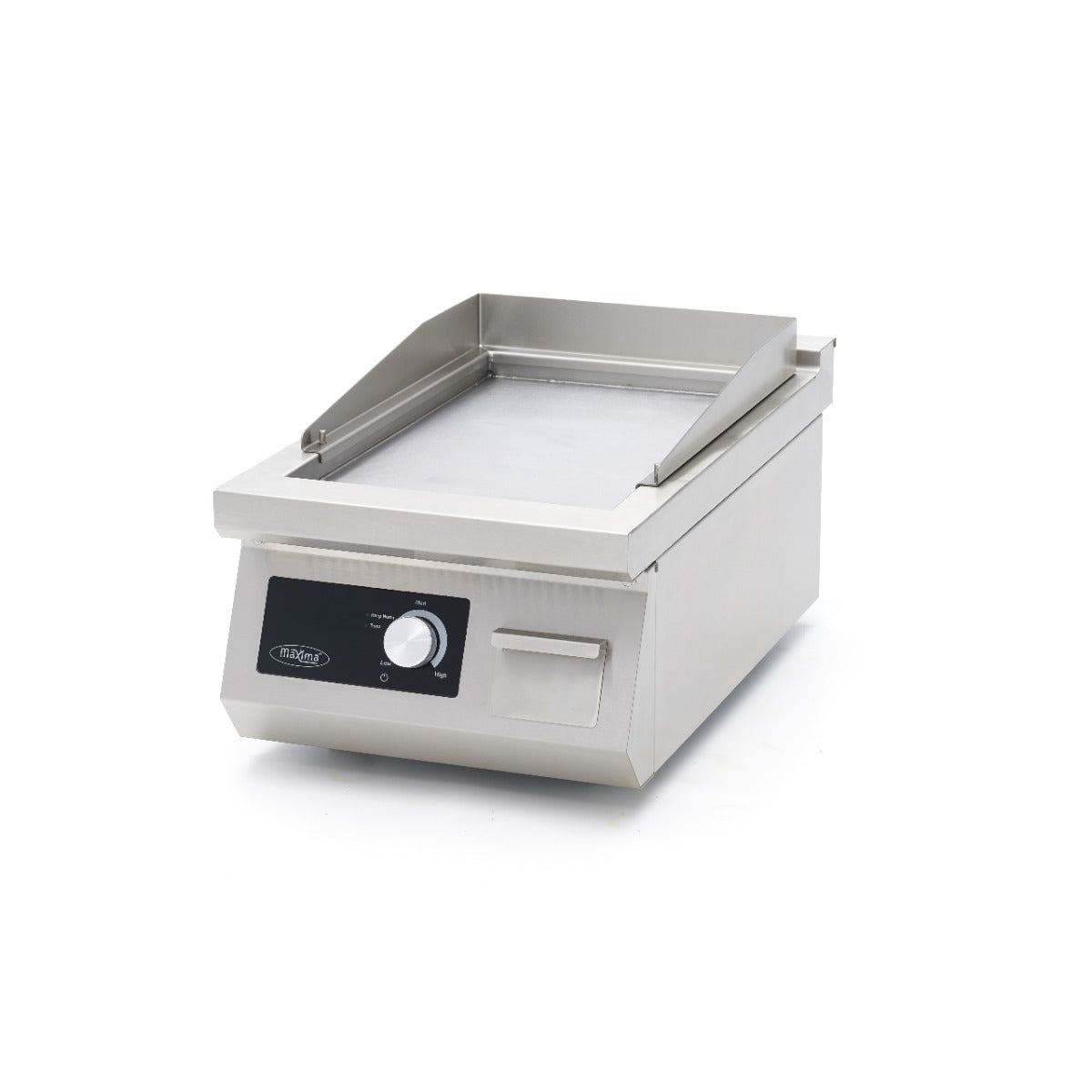 Fourchette de cuisson à induction Maxima 700, plancha lisse de 700W pour cuisson simple et efficace.