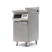 Fourchette de cuisson à induction Maxima 700, plancha lisse de 5 000 W avec support, surface simple et élégante.