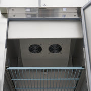 Congélateur - 600 L - 3 étagères réglables (2/1 GN) - acier inoxydable - sur roulettes