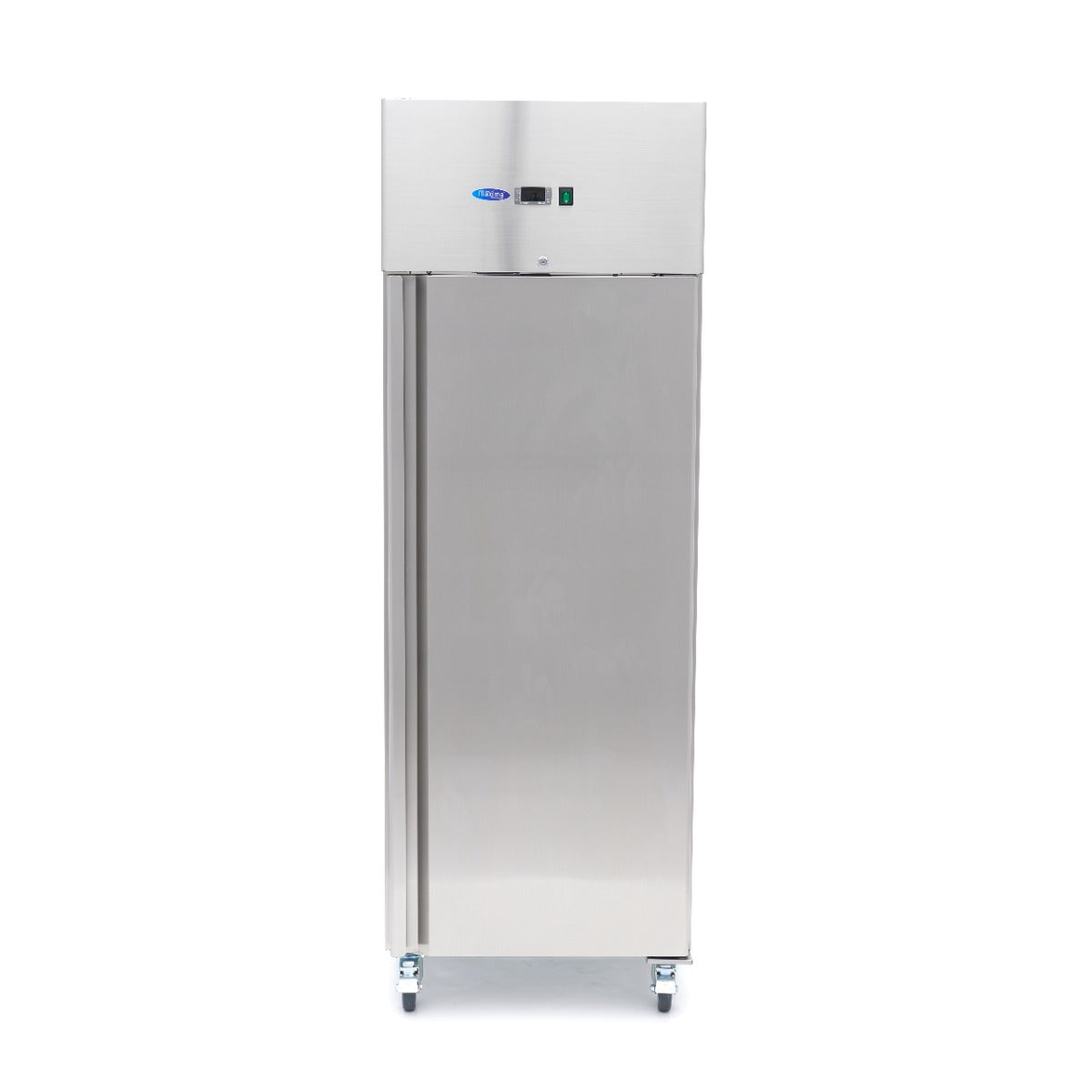 Congélateur - 400 L - 3 étagères réglables - acier inoxydable - sur roulettes