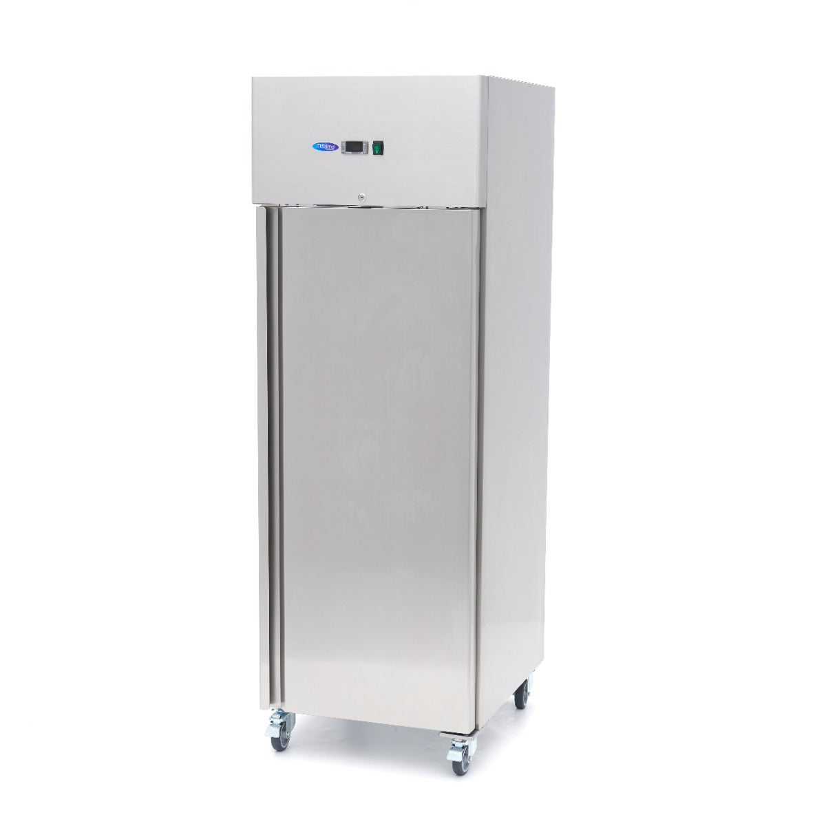 Congélateur - 600 L - 3 étagères réglables (2/1 GN) - acier inoxydable - sur roulettes