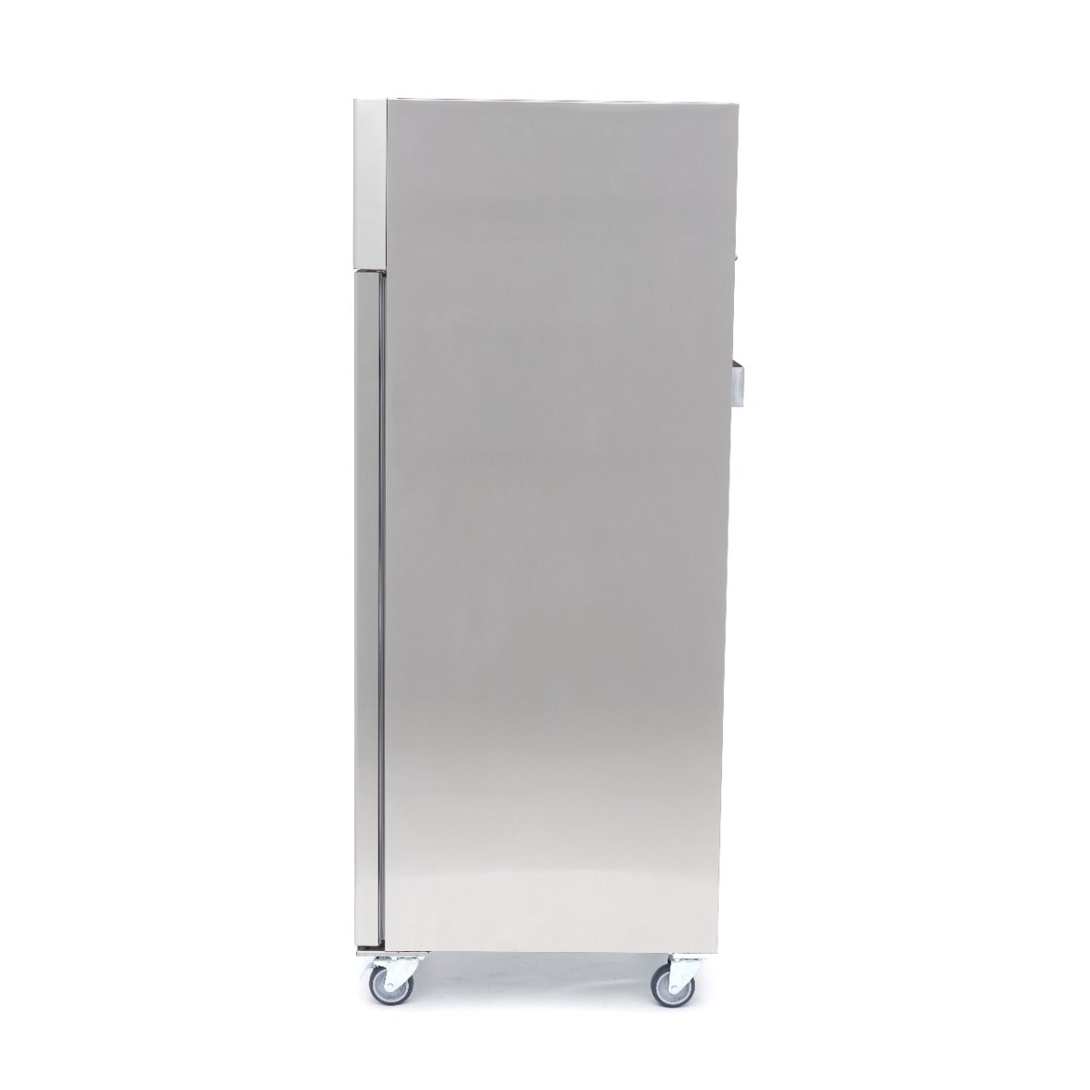 Congélateur - 600 L - 3 étagères réglables (2/1 GN) - acier inoxydable - sur roulettes
