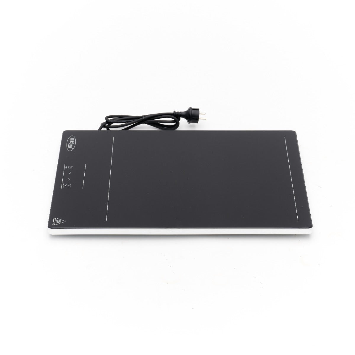 Plaque chauffante électrique Maxima de 38x55cm, température maximale 105°C, puissance 230W, surface en métal.