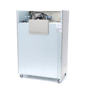 Réfrigérateur Maxima 2 portes en acier inoxydable, 1200 L, 6 étagères réglables, sur roulettes, capacité pour stockage.