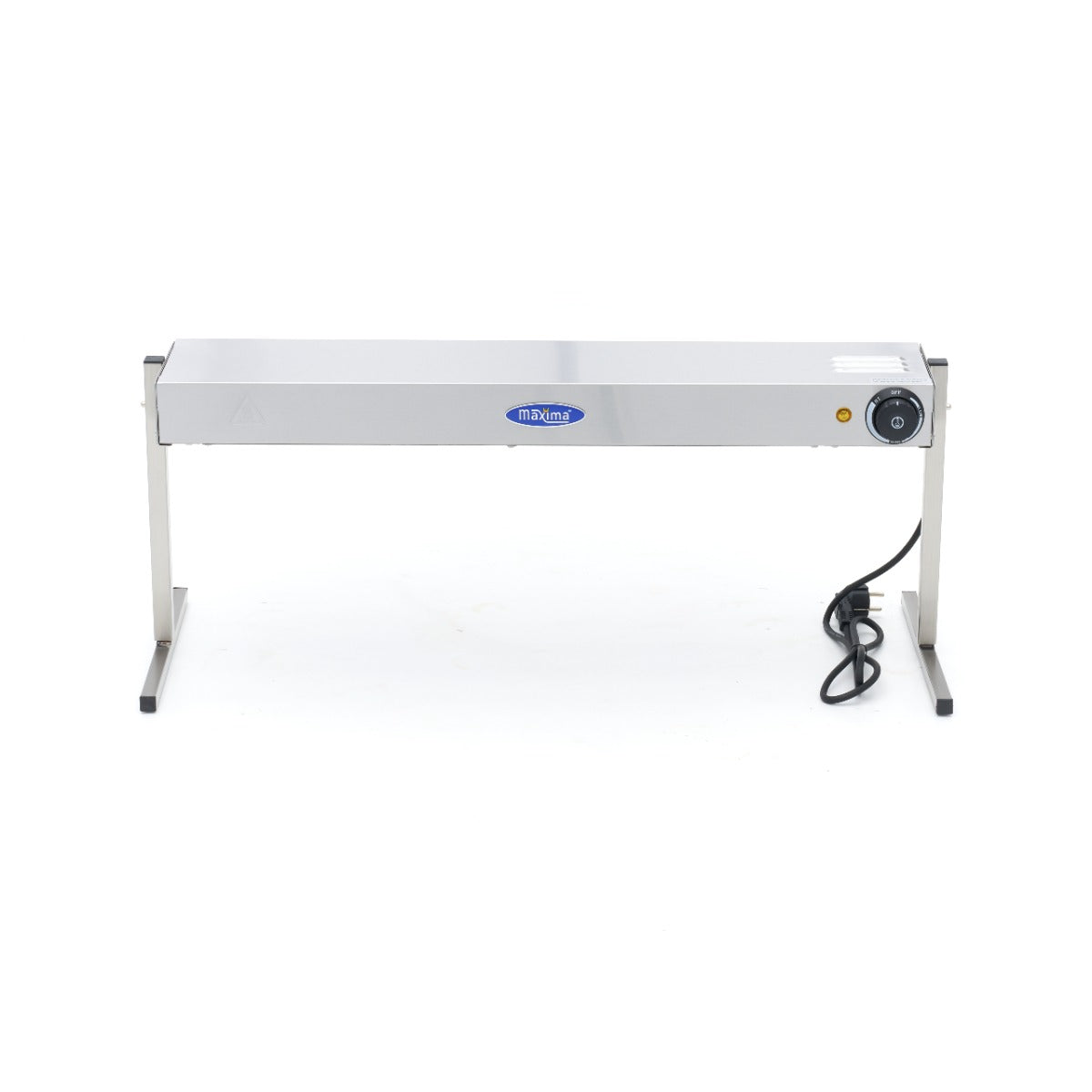 Rampe chauffante Maxima de 76 cm, lampe chauffante adaptée à une installation au plafond ou en pose libre, vue de face.