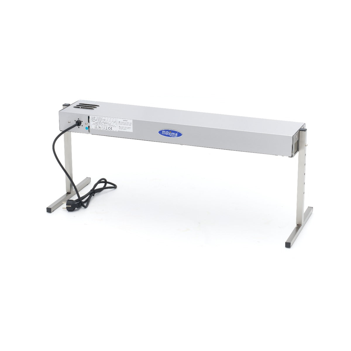 Rampe chauffante Maxima de 76 cm, adaptée à une installation au plafond ou en pose libre, pour chauffage efficace en intérieur
