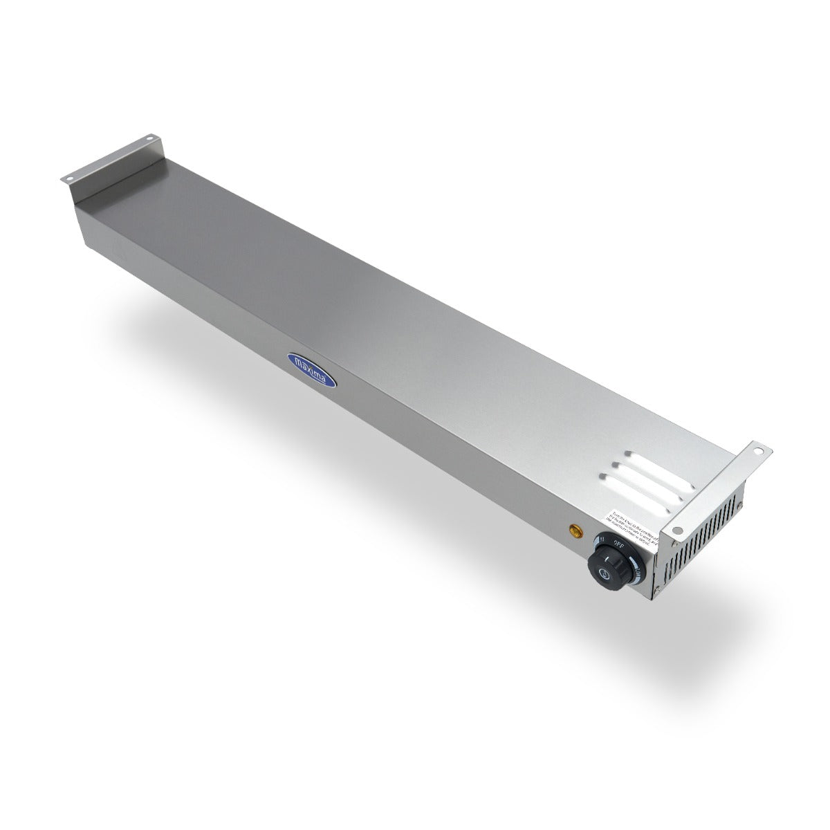 Rampe chauffante Maxima de 92 cm, lampe chauffante adaptée à une installation au plafond ou en pose libre, vue de face.