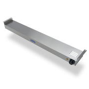 Rampe chauffante Maxima de 107 cm, lampe chauffante pour installation au plafond ou en pose libre, vue de face.