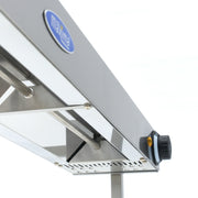 Rampe chauffante Maxima de 107 cm, idéale pour installation au plafond ou en pose libre, avec éclairage et chauffage intégrés.