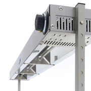 Rampe chauffante Maxima de 107 cm, lampe chauffante pour installation au plafond ou en pose libre, équipée d’un support.