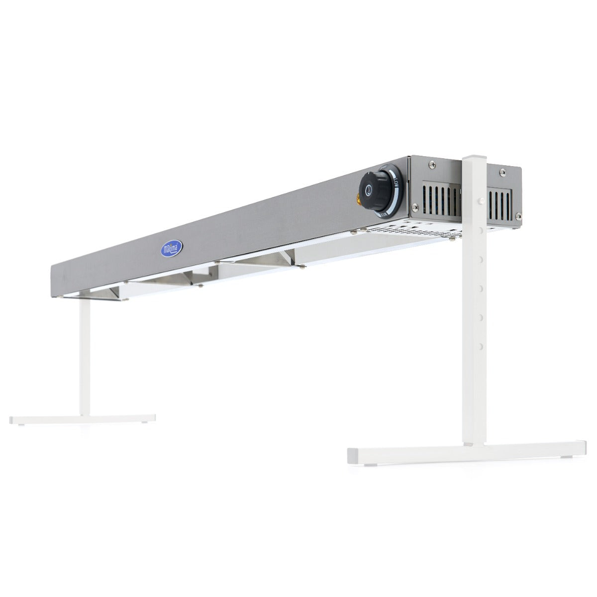 Rampe chauffante Maxima de 122 cm, idéale pour installation au plafond ou en pose libre, lampe chauffante pour espace intérieur
