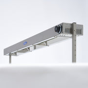 Rampe chauffante Maxima de 122 cm, adaptée à une installation au plafond ou en pose libre, pour chauffage efficace.