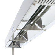 Rampe chauffante Maxima de 122 cm, lampe chauffante adaptée à une installation au plafond ou en pose libre, vue de l'image