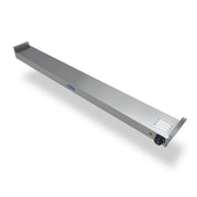 Rampe chauffante Maxima de 137 cm, adaptée pour installation au plafond ou en pose libre, lampe chauffante pour espace intérieur